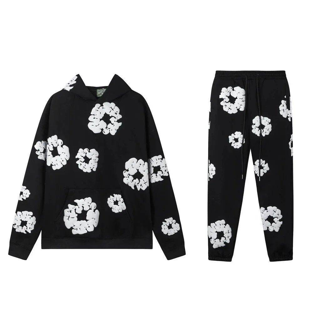 Kapok Set Black Print White