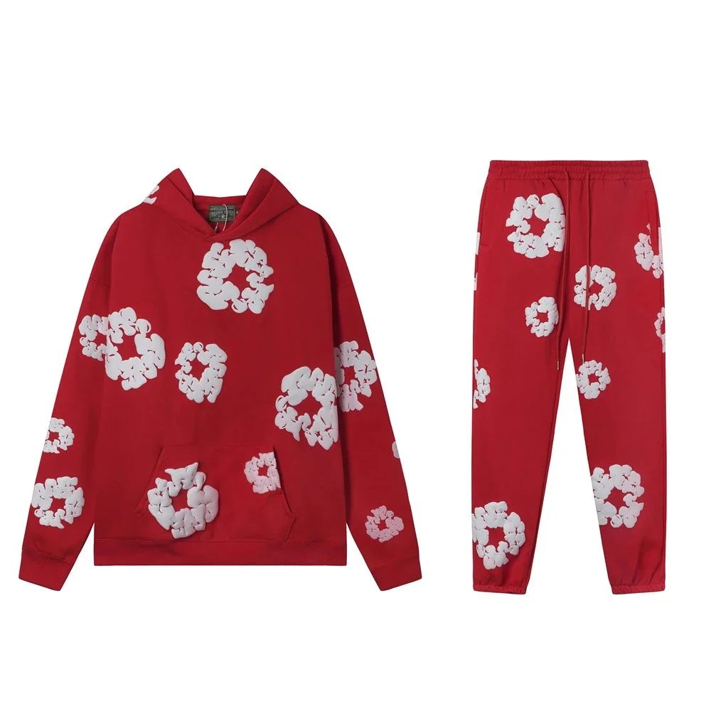 Red kapok flower suit