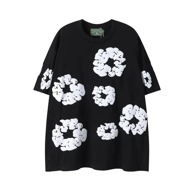 Kapok short-sleeve T-shirt, black