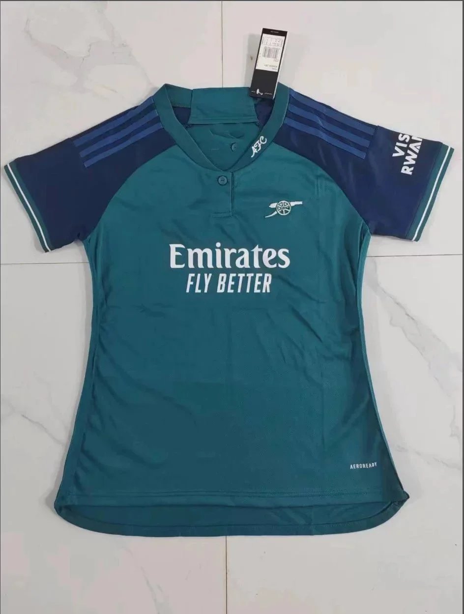 23-24 Thai-style women’s apparel – Arsenal away kit