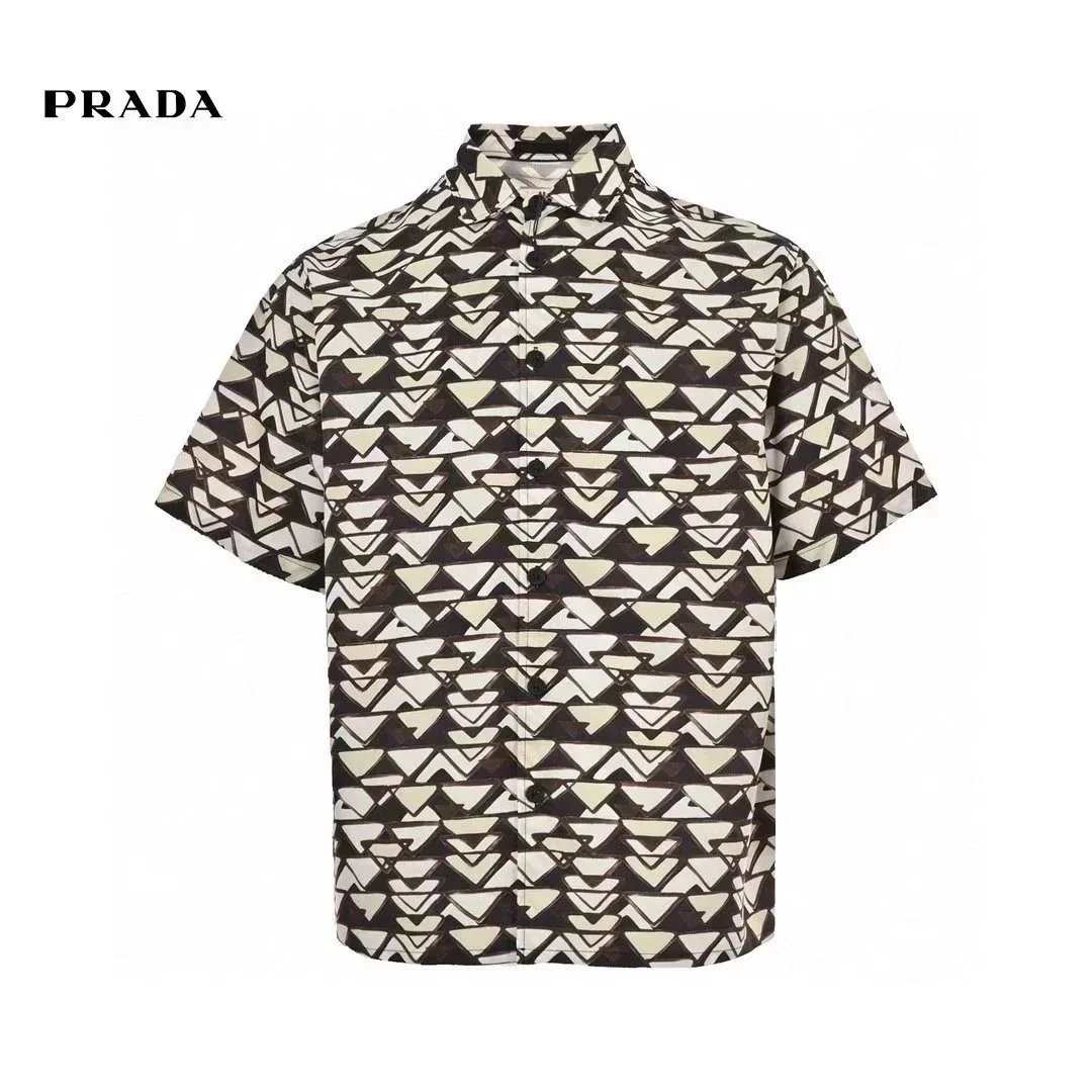 09 Black and White Floral Shirt