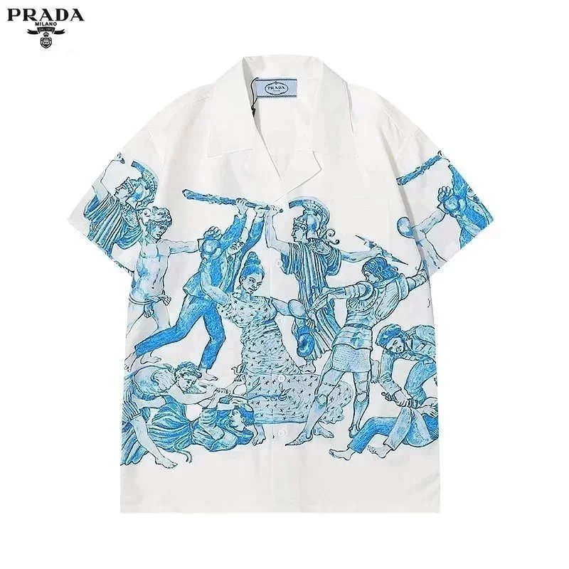 19 white and blue shirts