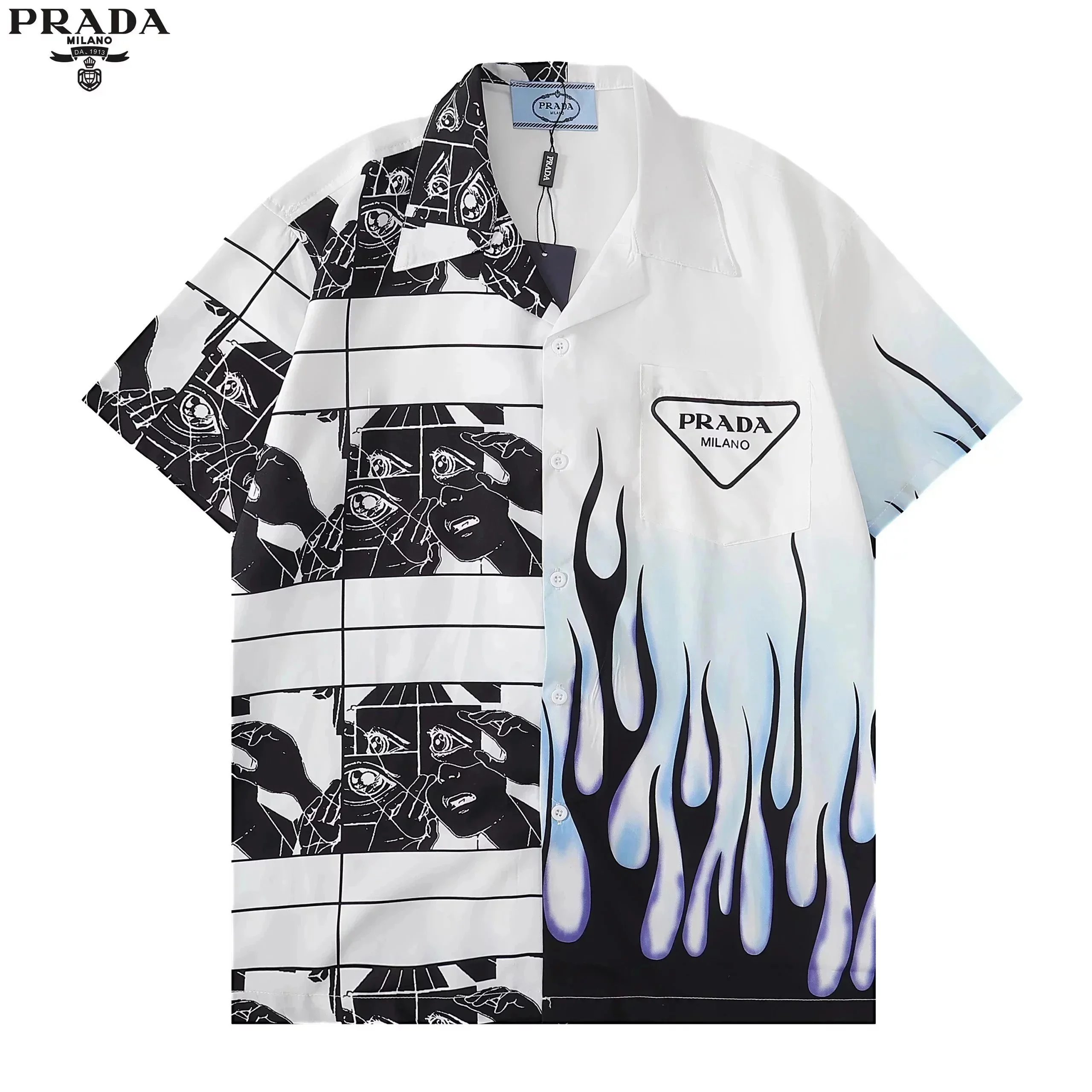 25 white and black shirts