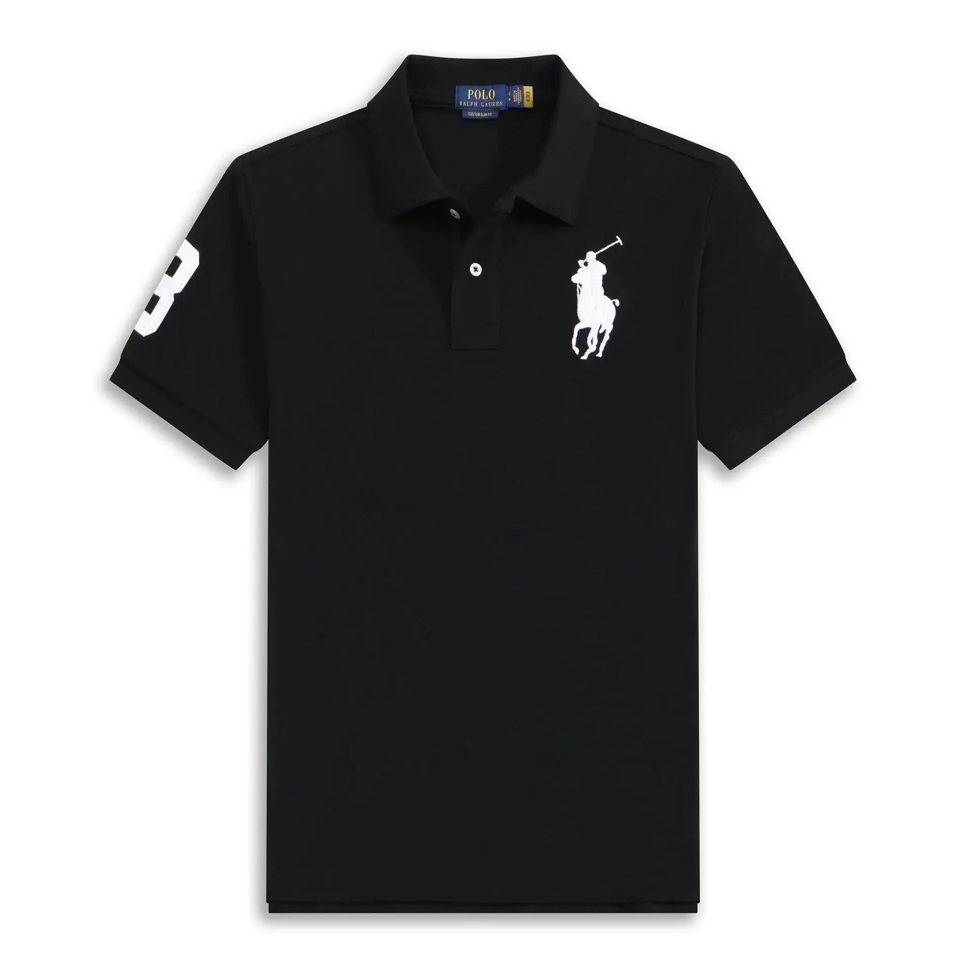 Black with a white label
