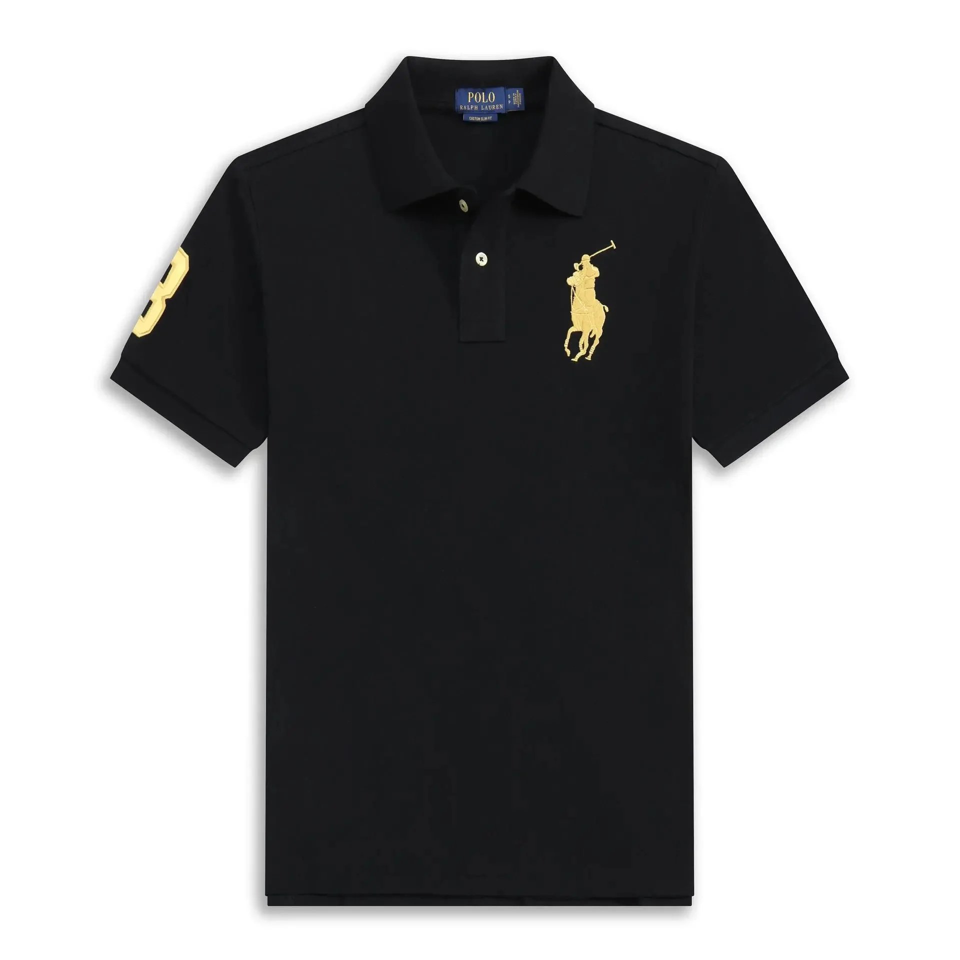 Black with a yellow label