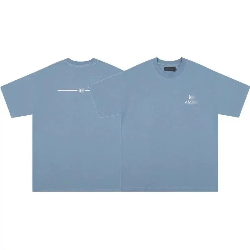 Smog Blue Horizontal Stripes 002