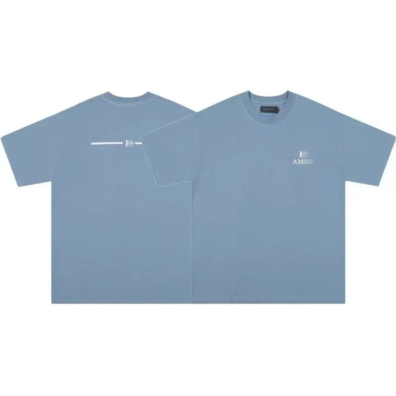 Smog Blue Horizontal Stripes 002