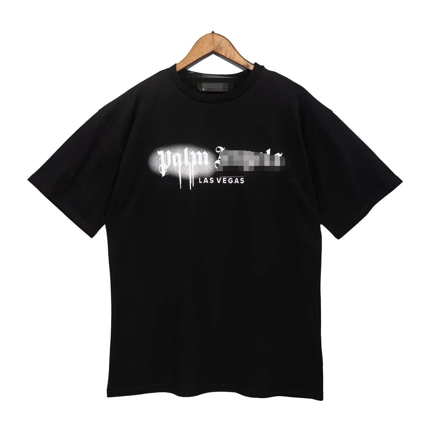 Black with white print