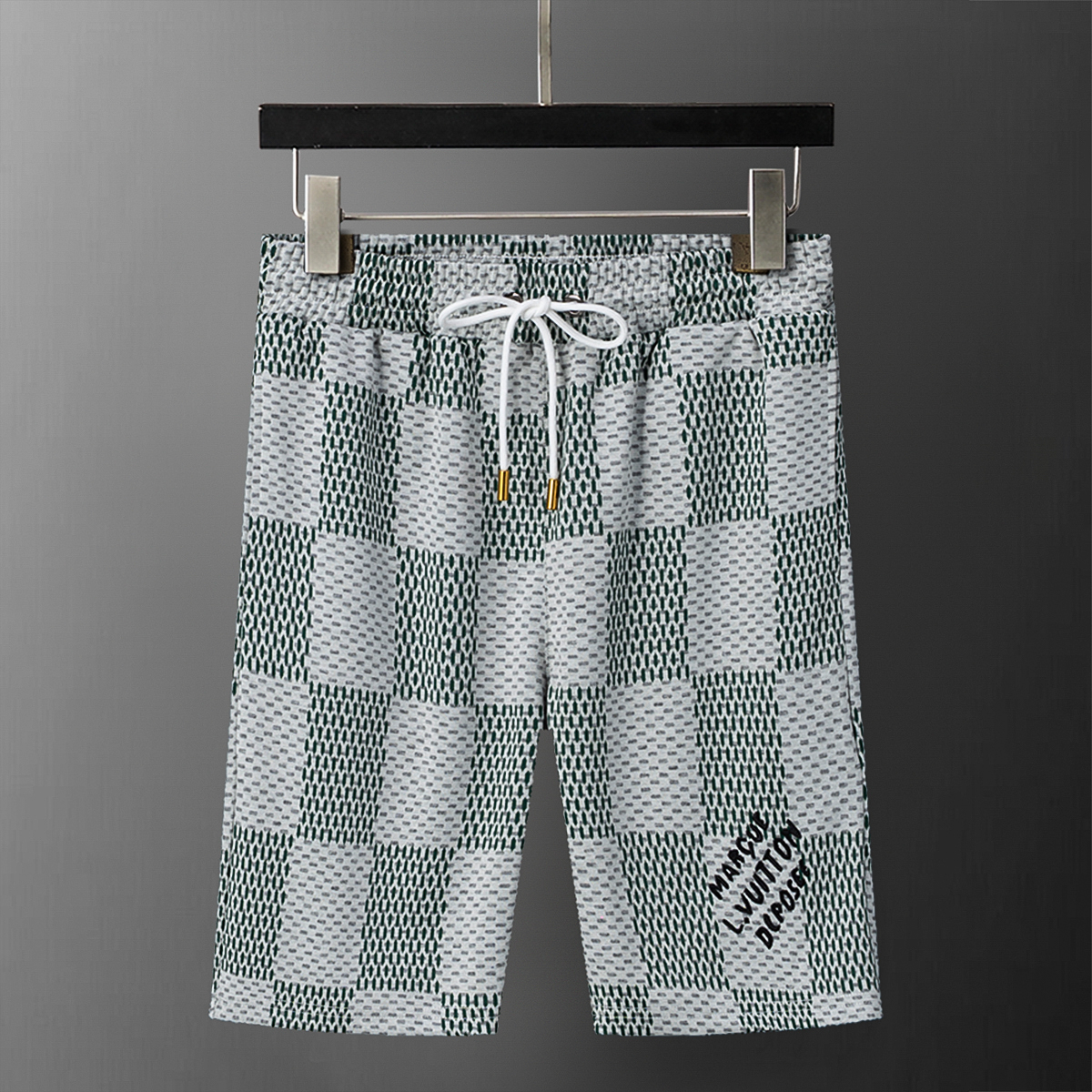 14-flower gray plaid