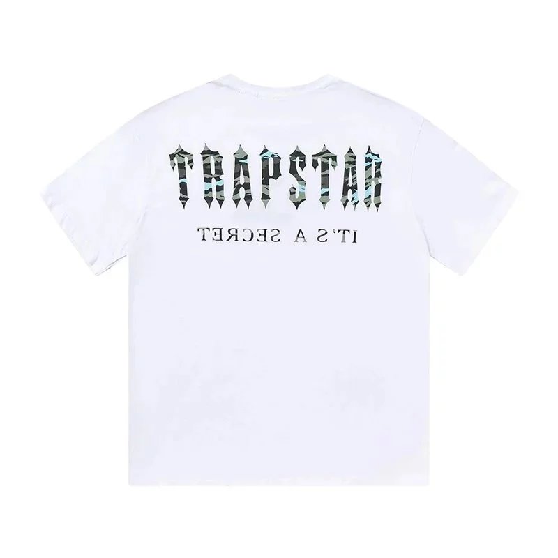 White camouflage print 002