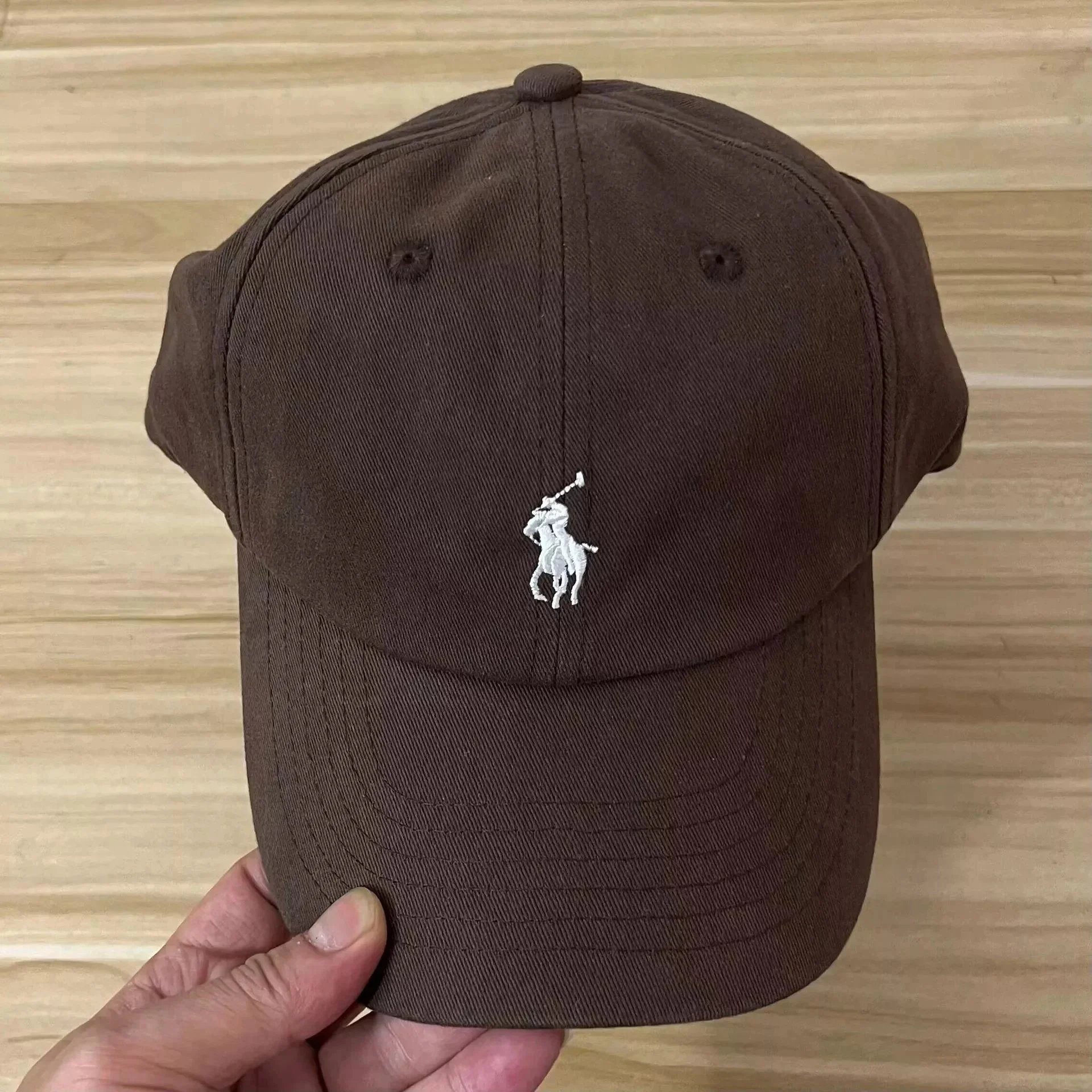 Brown polo shirt
