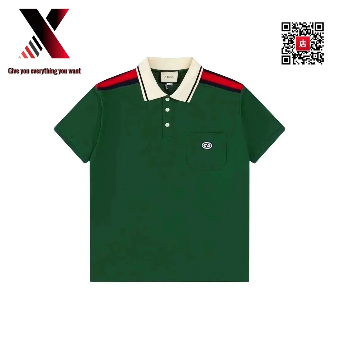 Green base with red and black shoulders