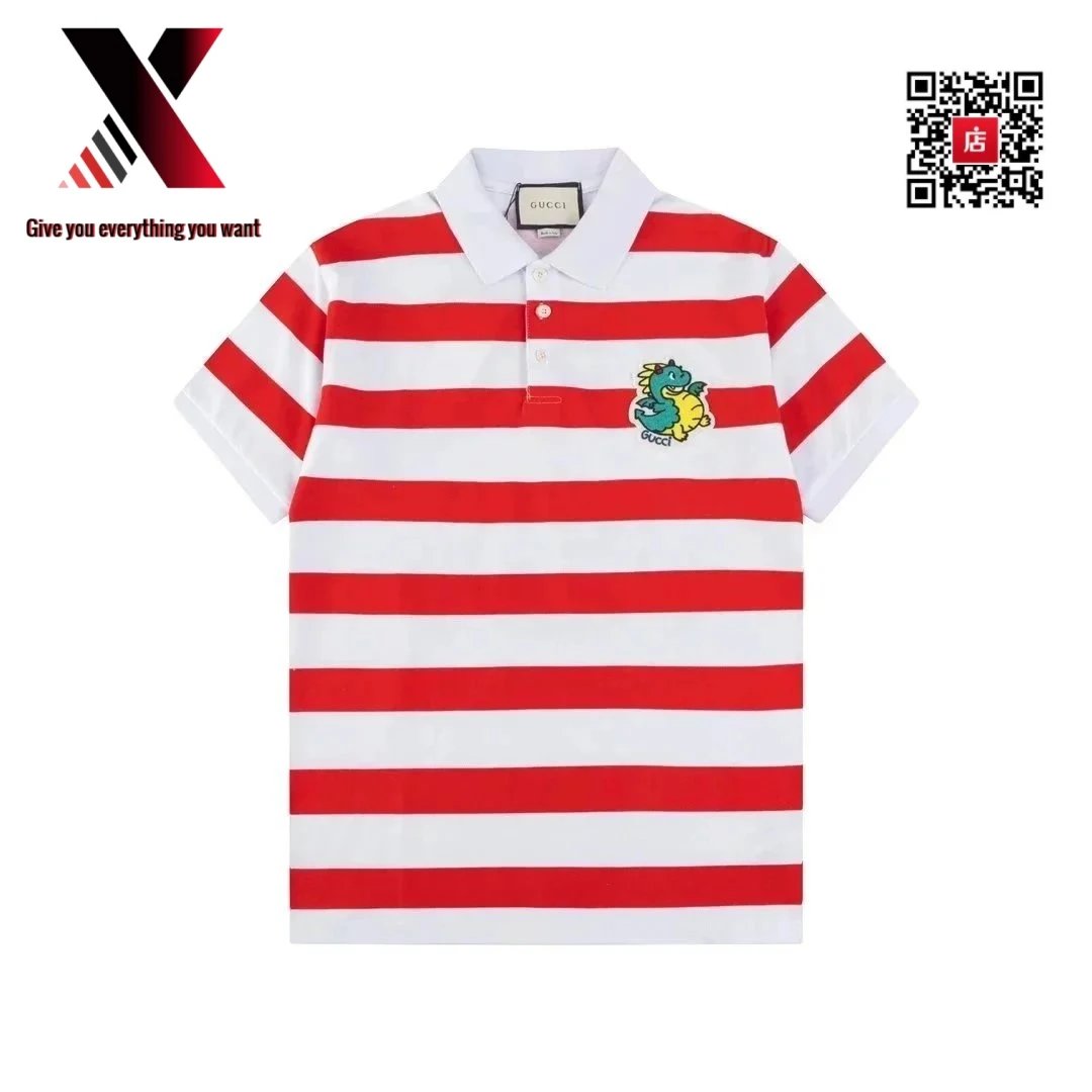 Red and white striped pattern