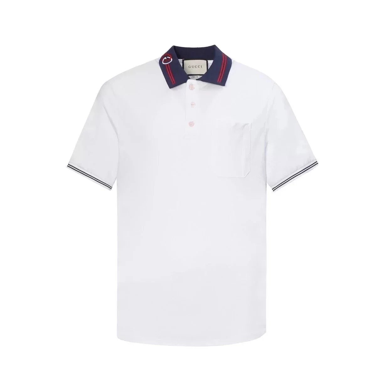 White background, red and black collar 002