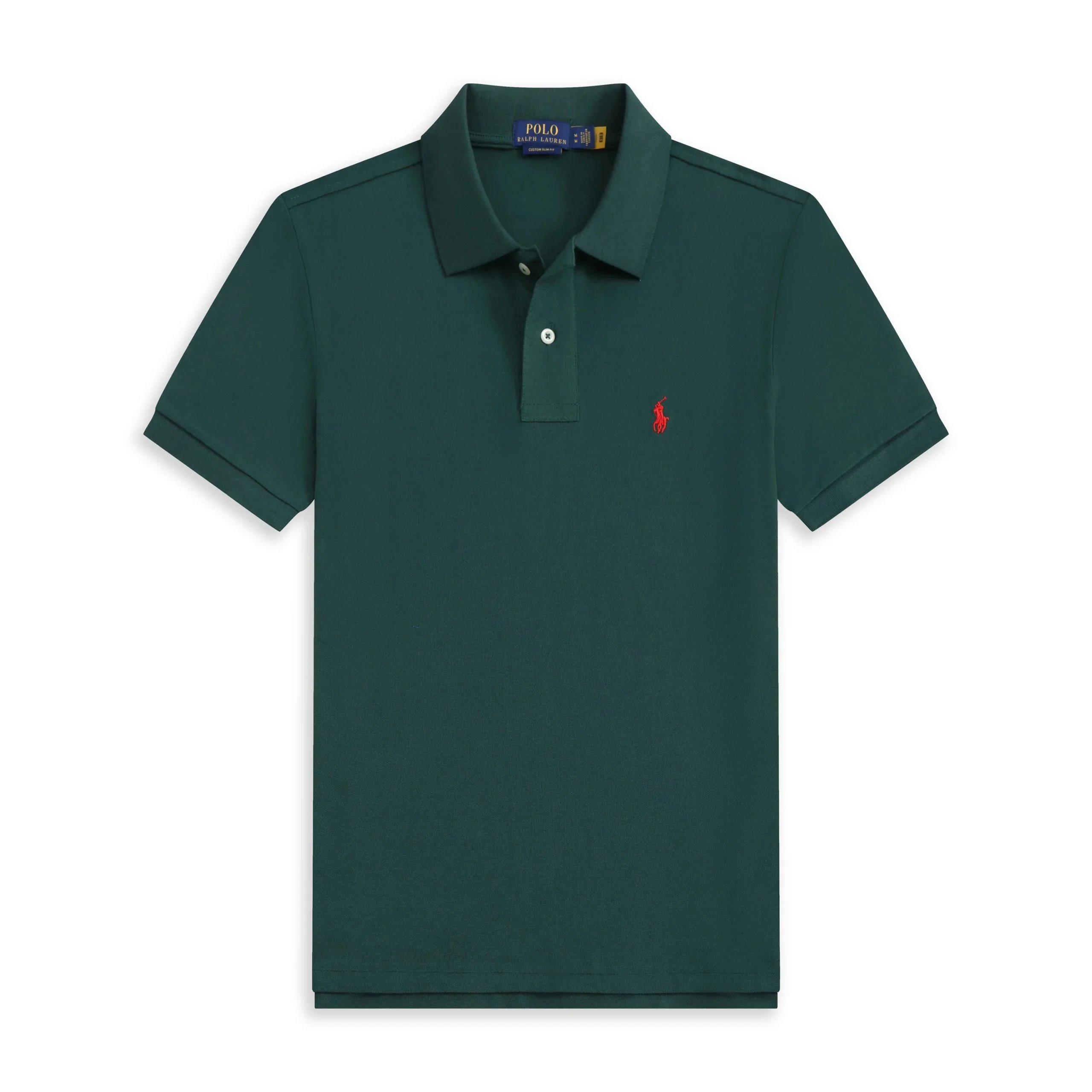 17 Dark Green Red Label