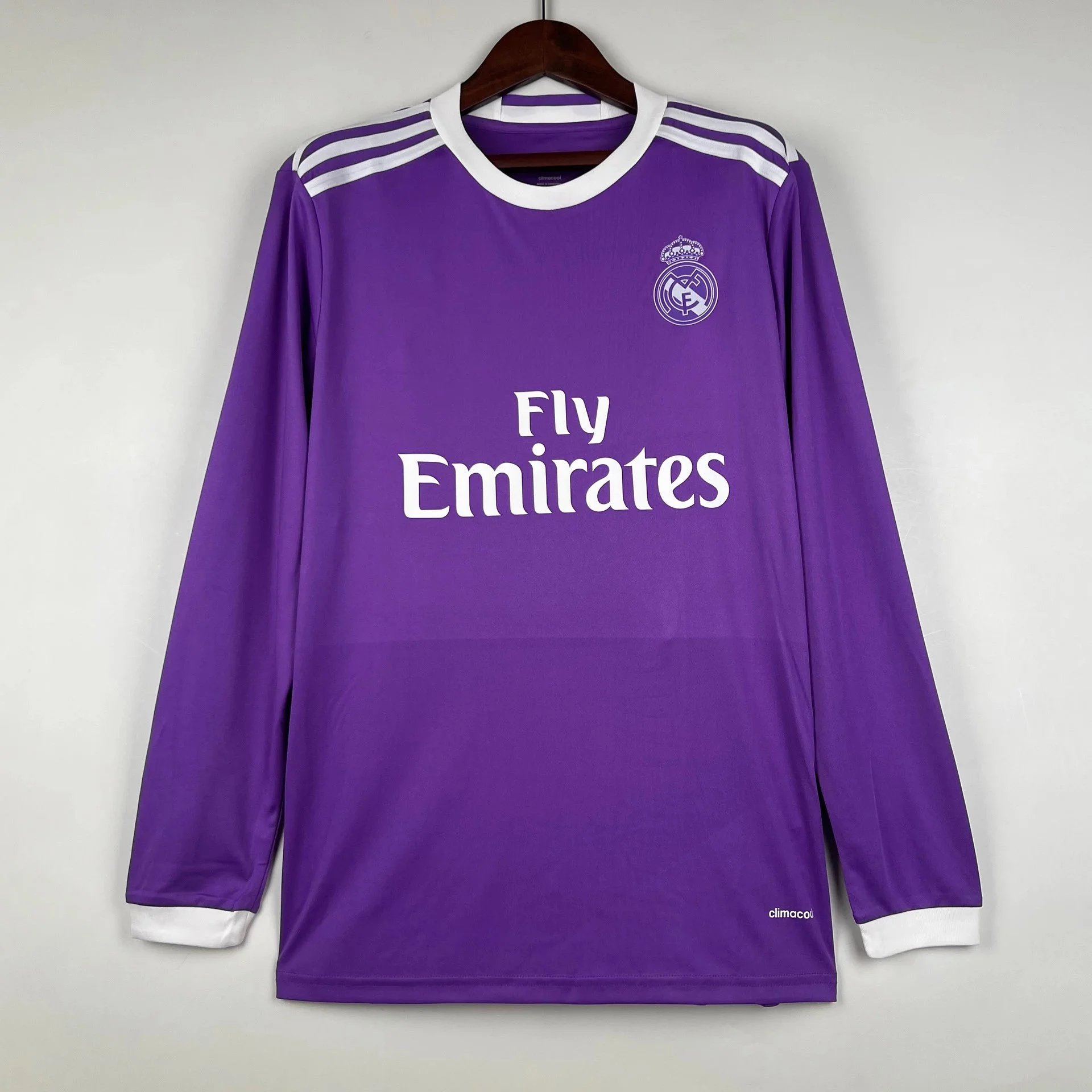 16/17 Real Madrid away long-sleeve