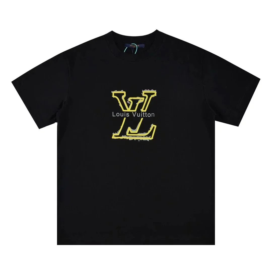 Black and yellow hollow-out logo 002
