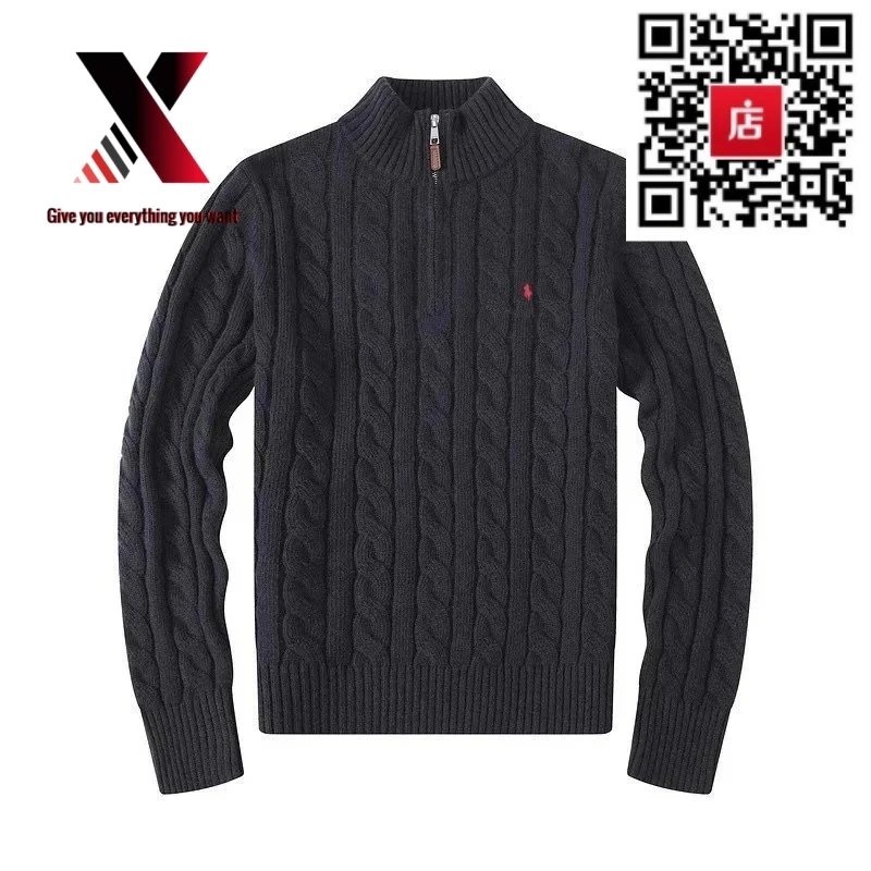 Black half-zip