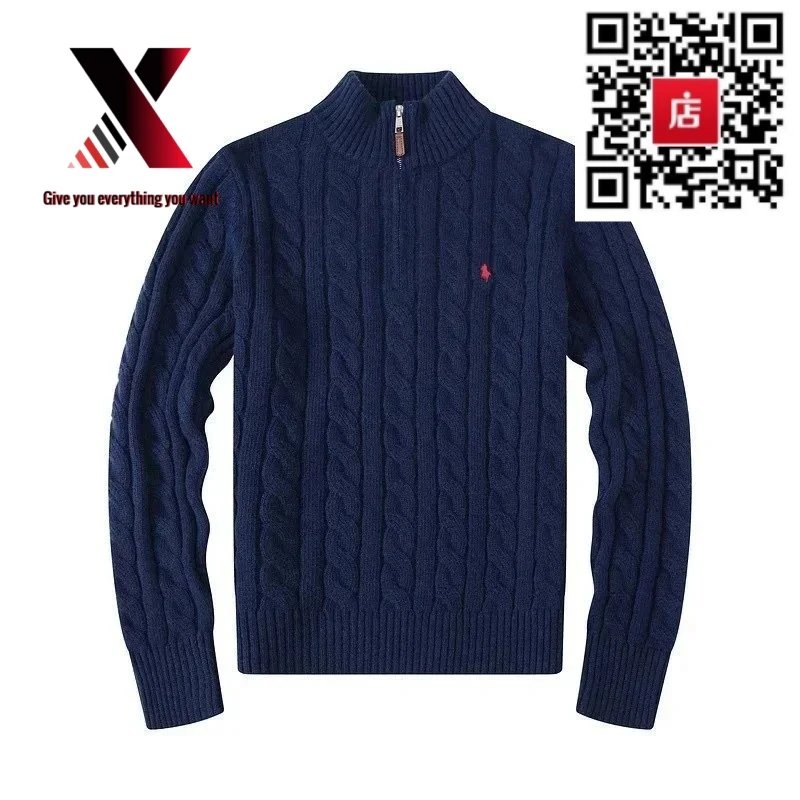 Half-zip blue