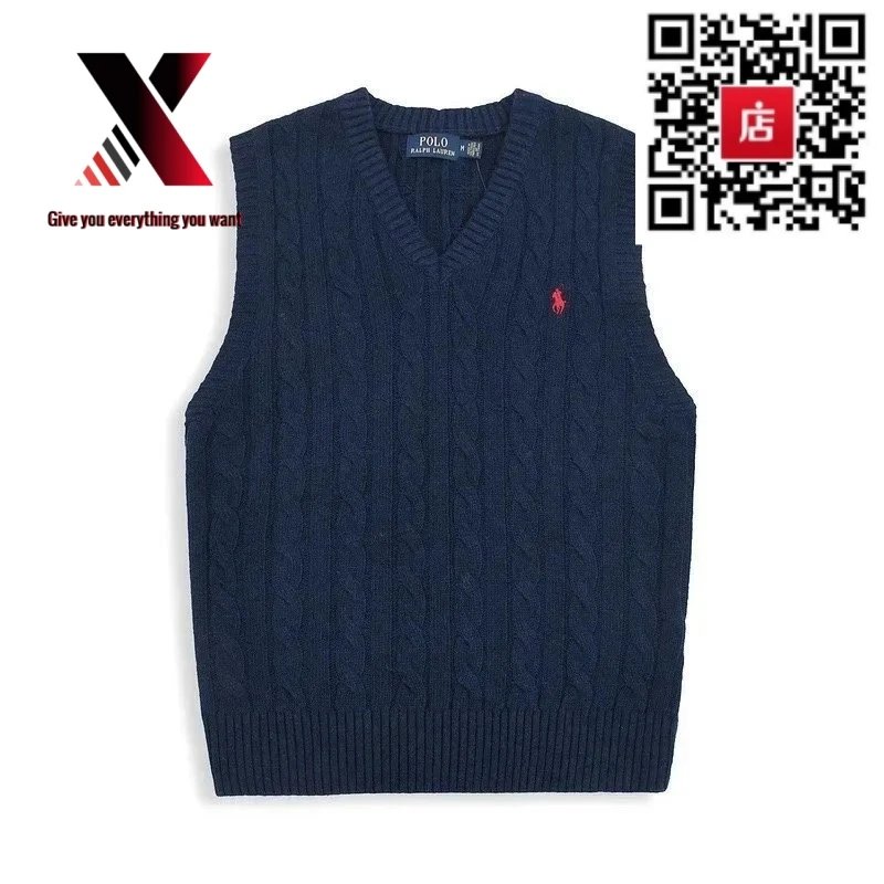 Navy blue knitted