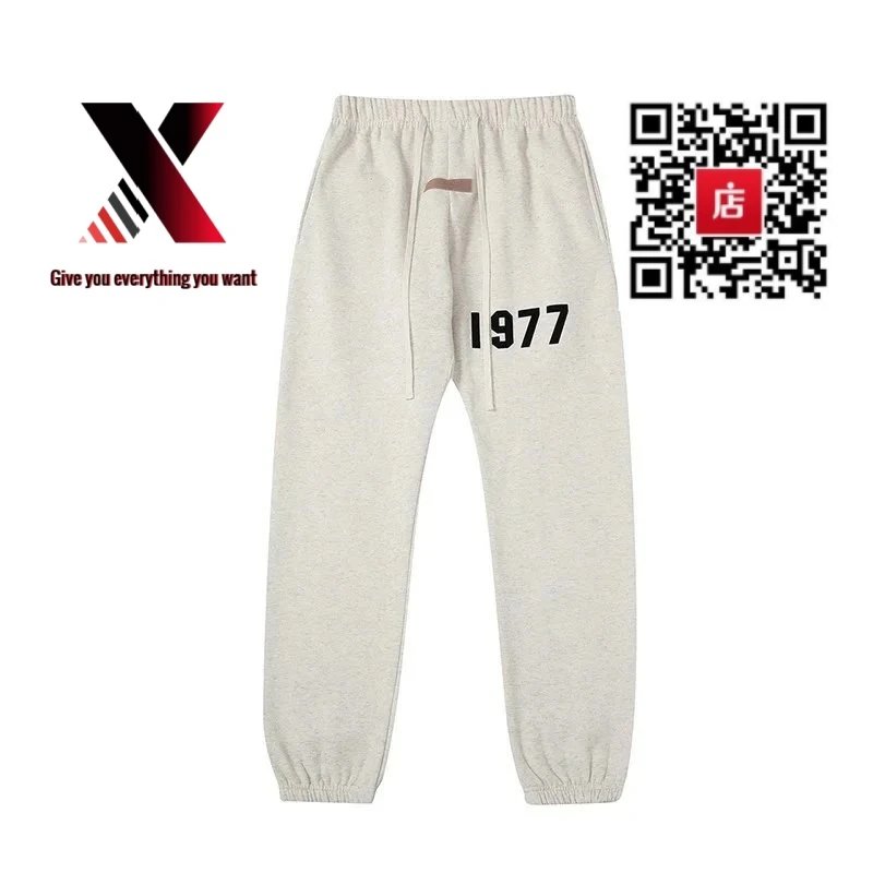 1977 pants in white and gray