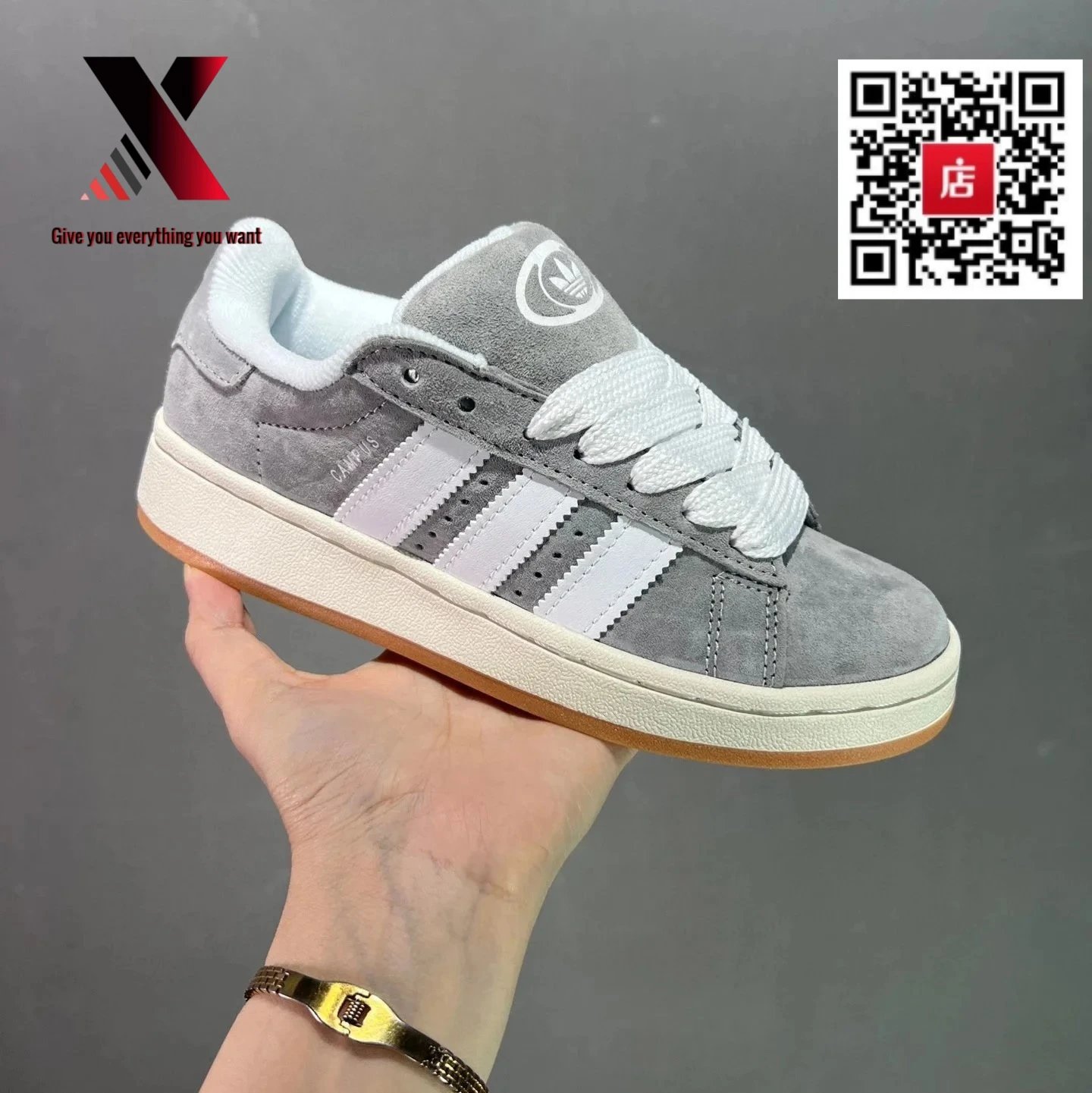 Grayish white