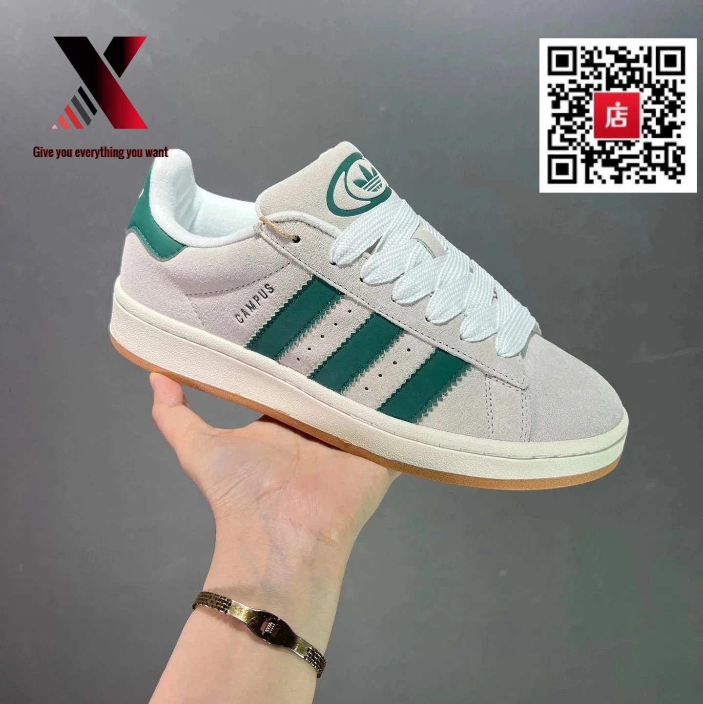 Gray, white, and green