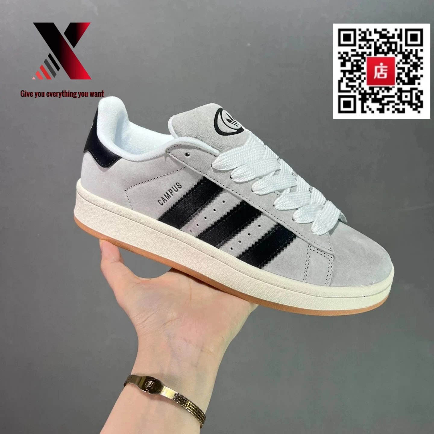 Gray, white, and black