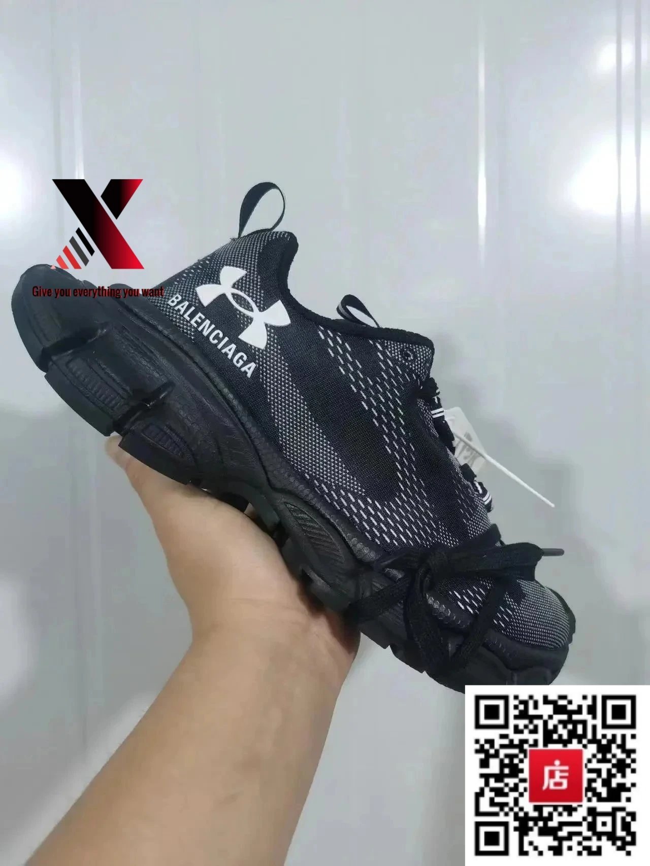 Under Armour collaboration model, black