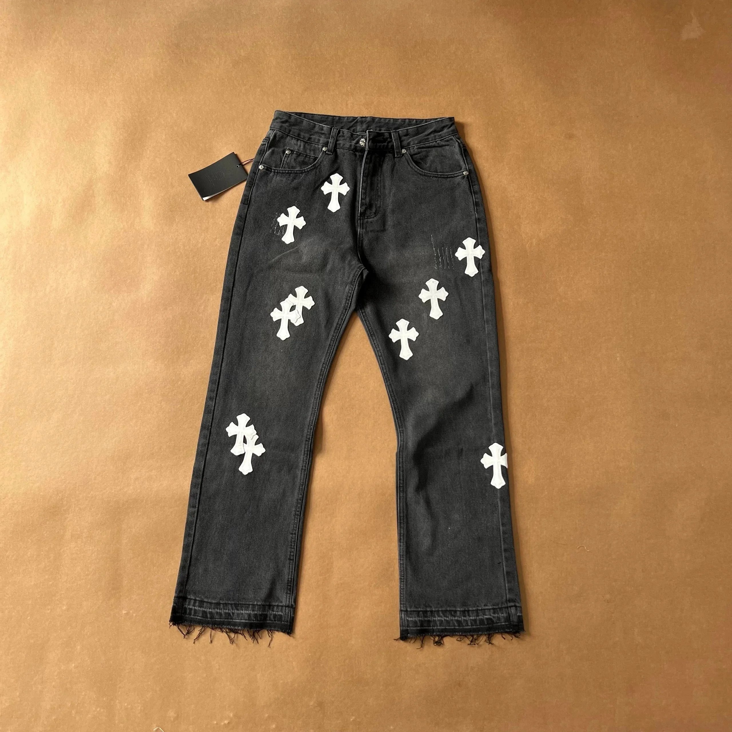 Black with a white label