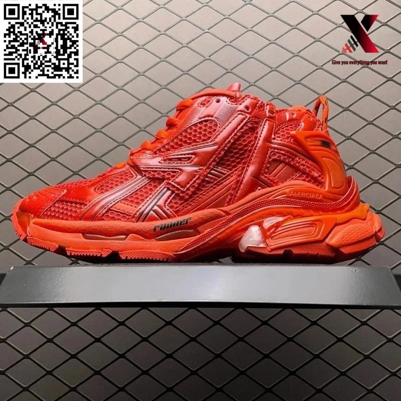 Runner dad shoes flame red