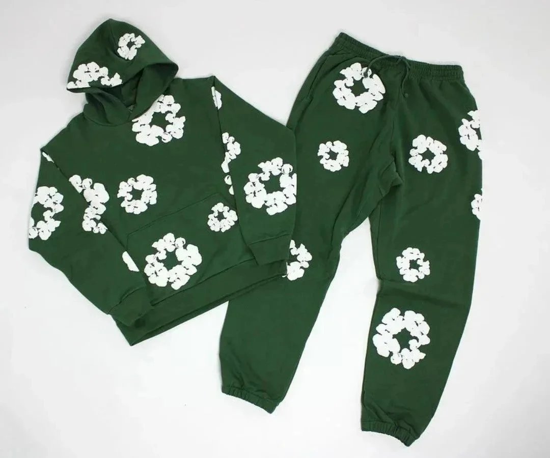 Dark green suit