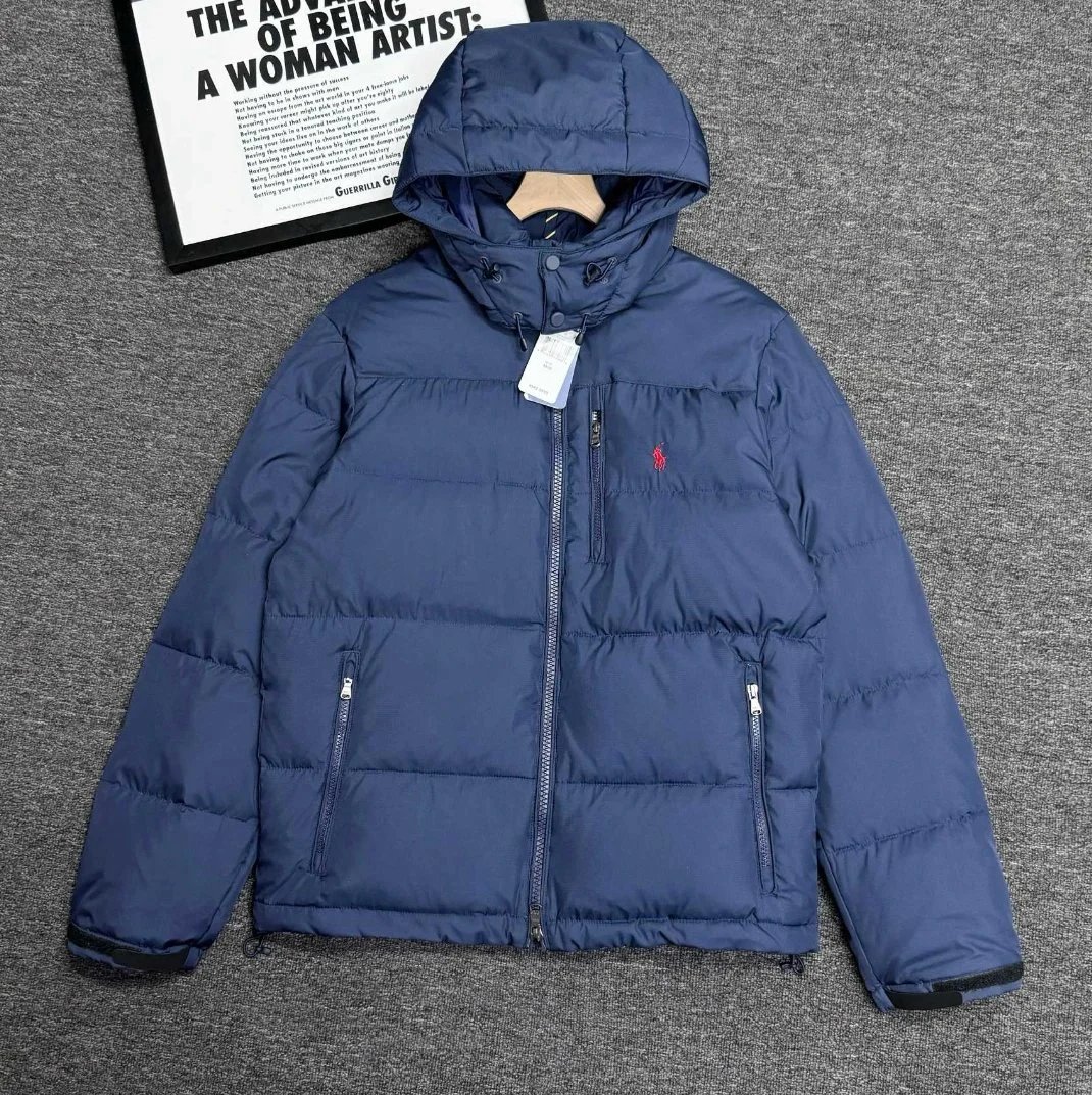 Blue Red Pony Down Jacket