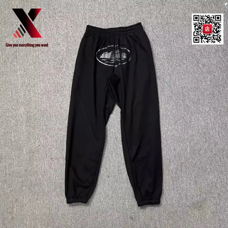 Sweatpants – Black with Silver Logo