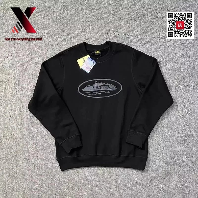 Sweatshirt – Black with Silver Label