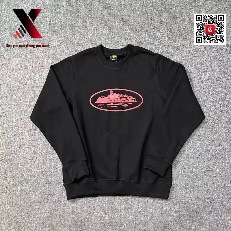 Sweatshirt – Black with Red Label