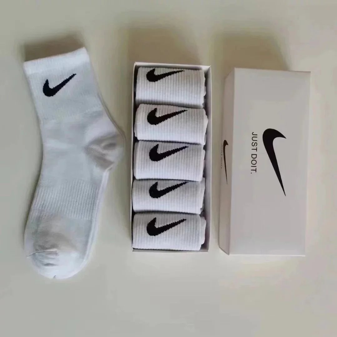 5 pairs white