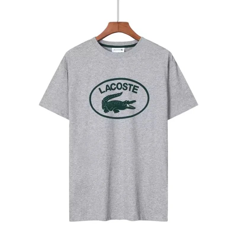 2 gray short-sleeved shirt