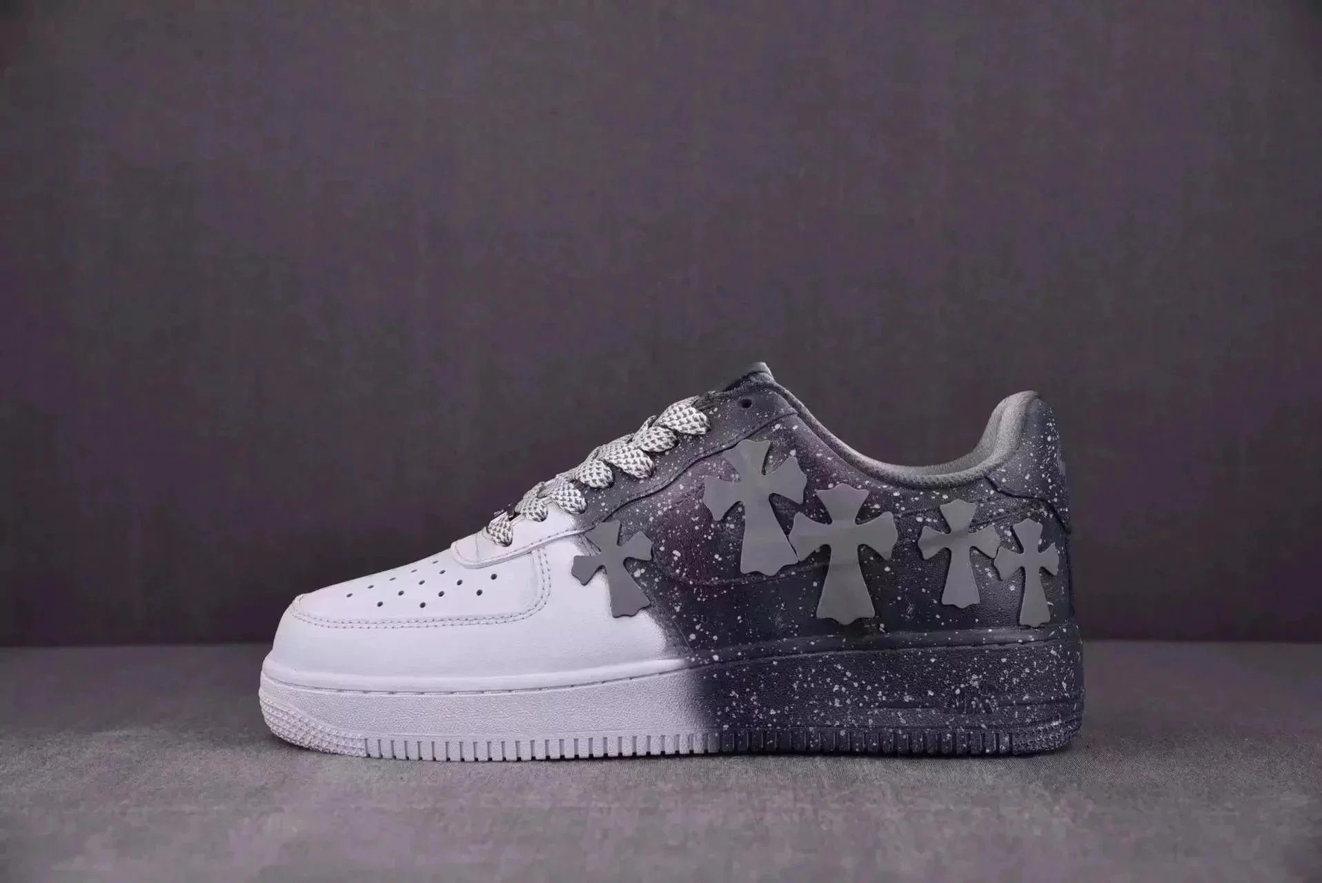 AF1 Cor Heart Starry Sky Splash Ink