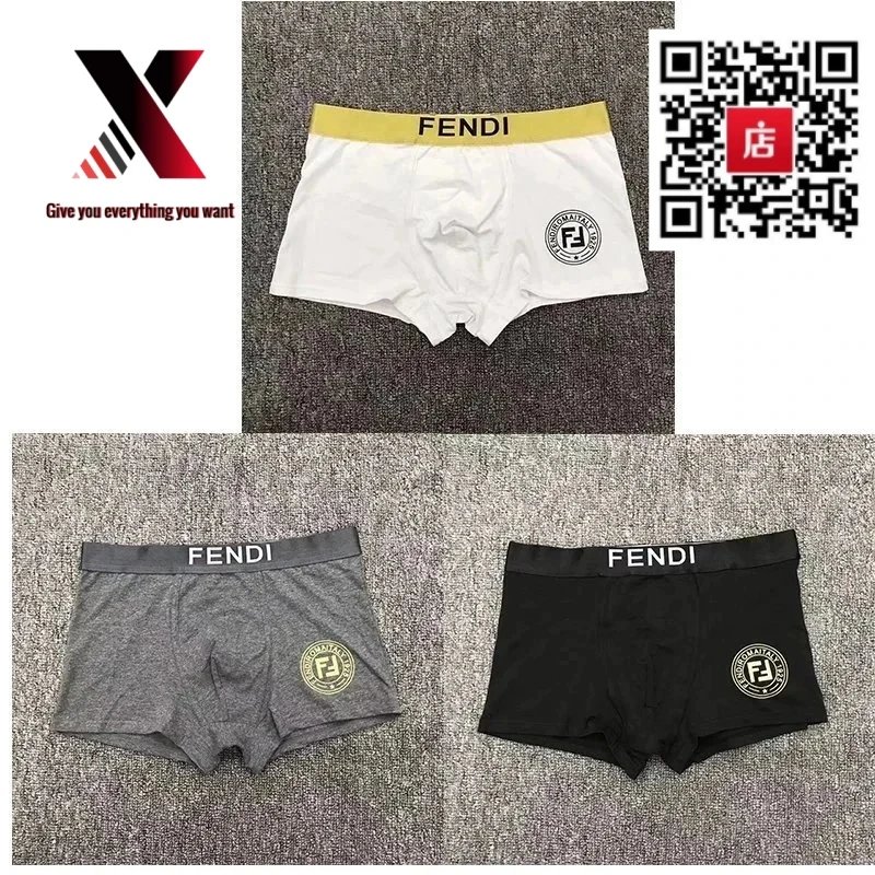 FENDI White Black Gray Gift Set