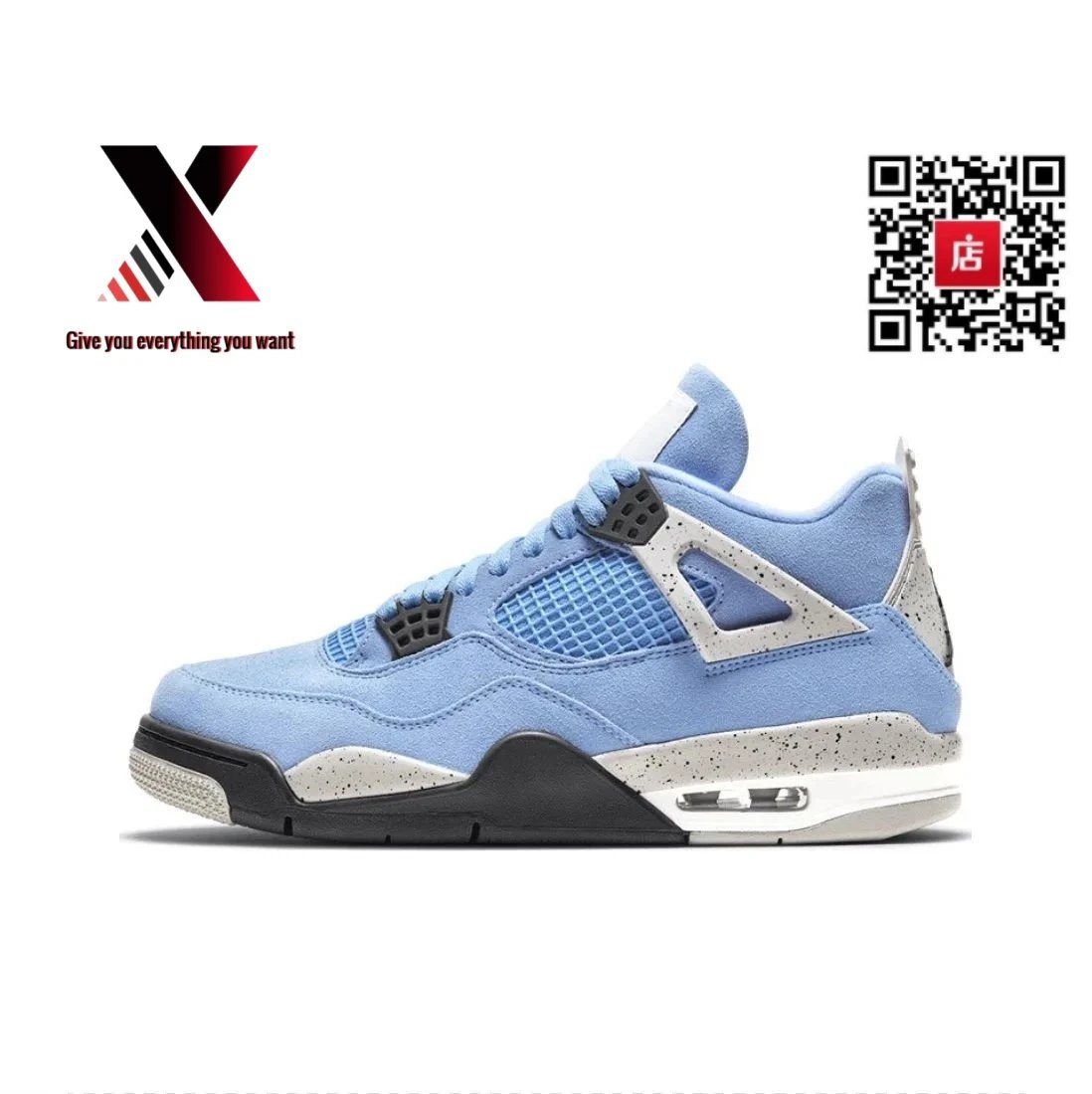Aj4 University Blue