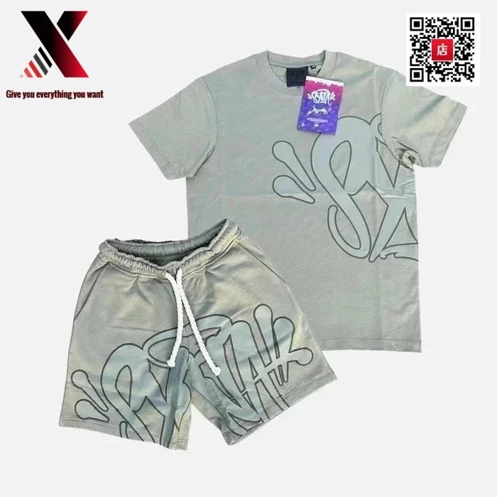 13 gray-green short-sleeve set