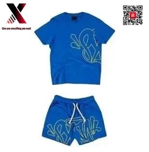 15 Dark Blue Short-Sleeve Set