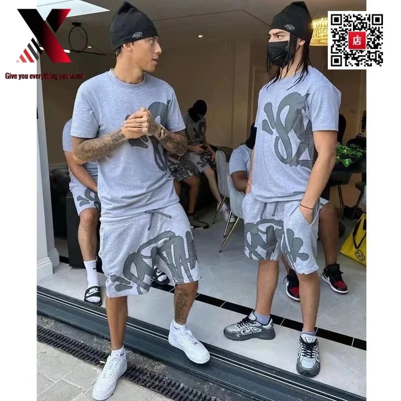17 Gray Short-Sleeve Set