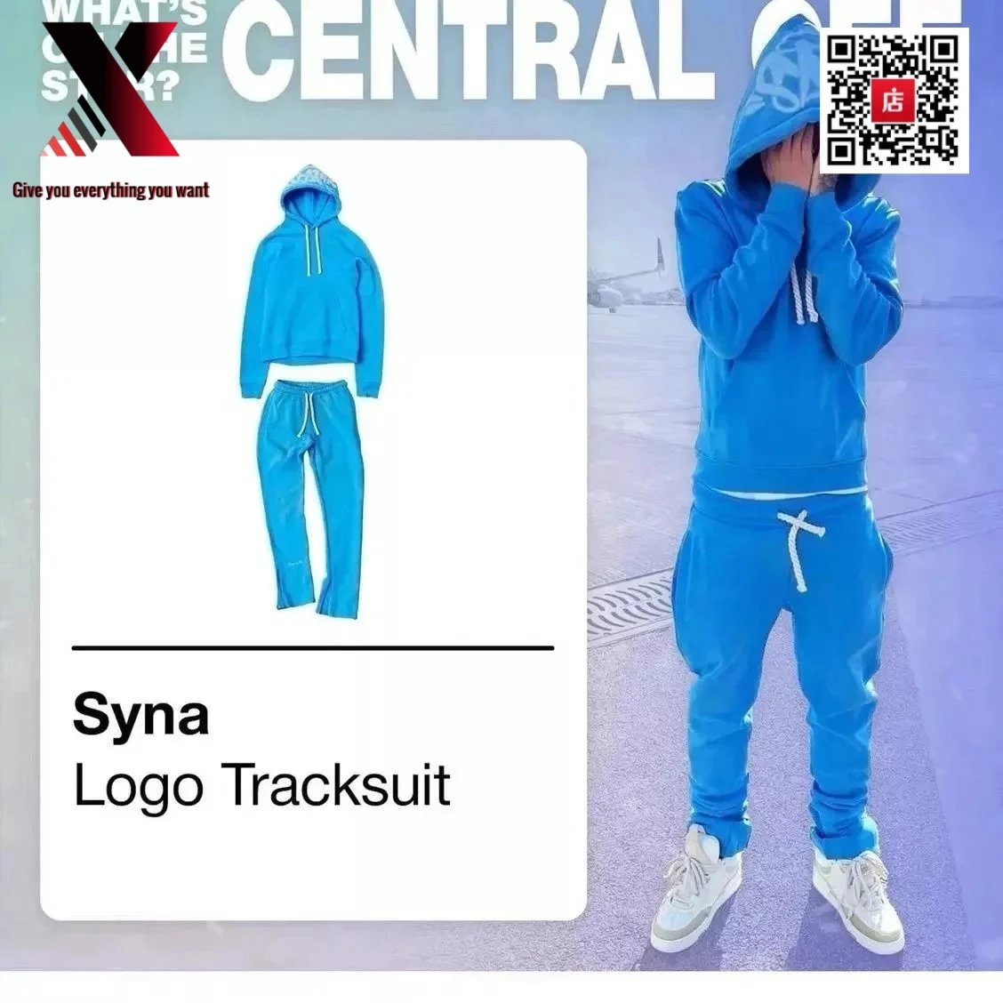 29 Royal Blue Sweater Set