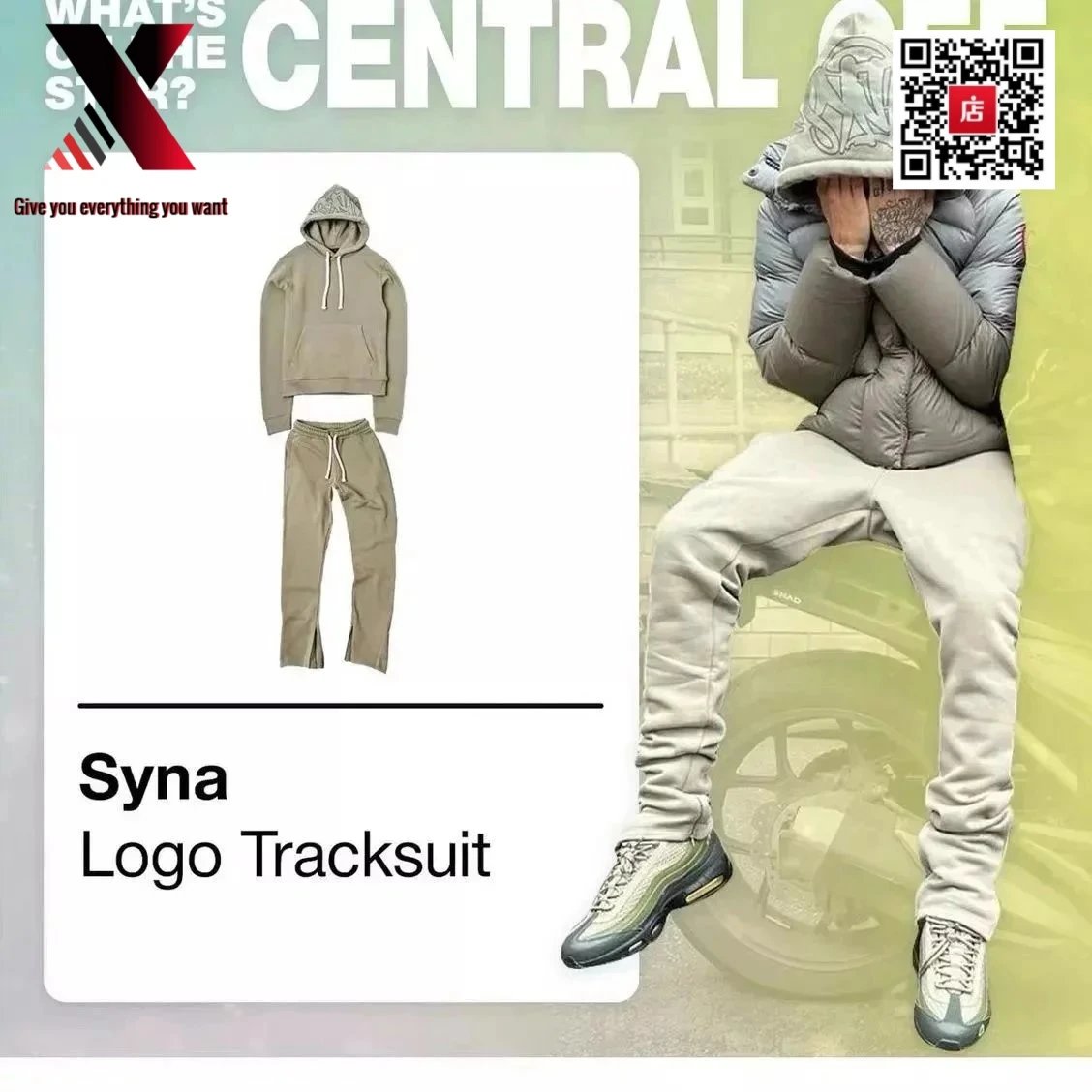 30 Linen Green Sweatsuit