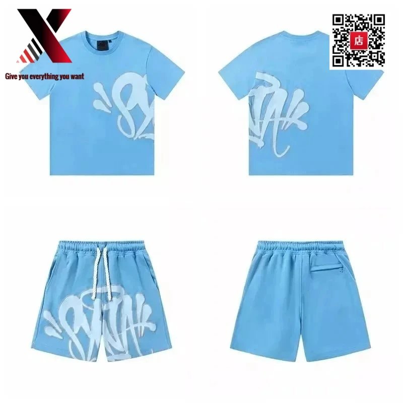 33 Light Blue Short-Sleeve Set