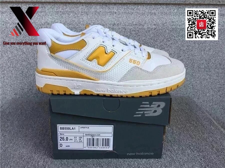 White with a yellow label
