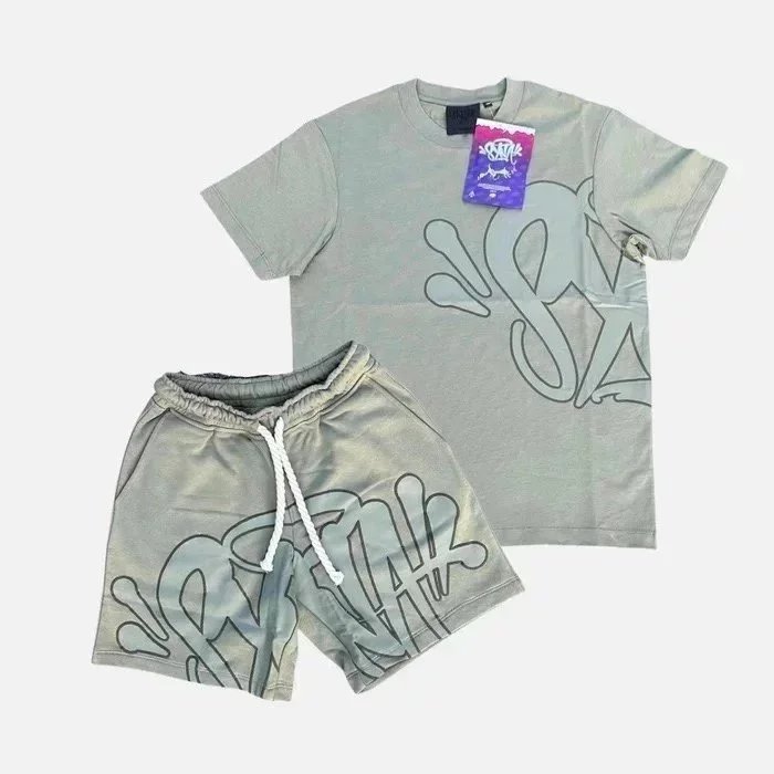 13 gray-green short-sleeve set