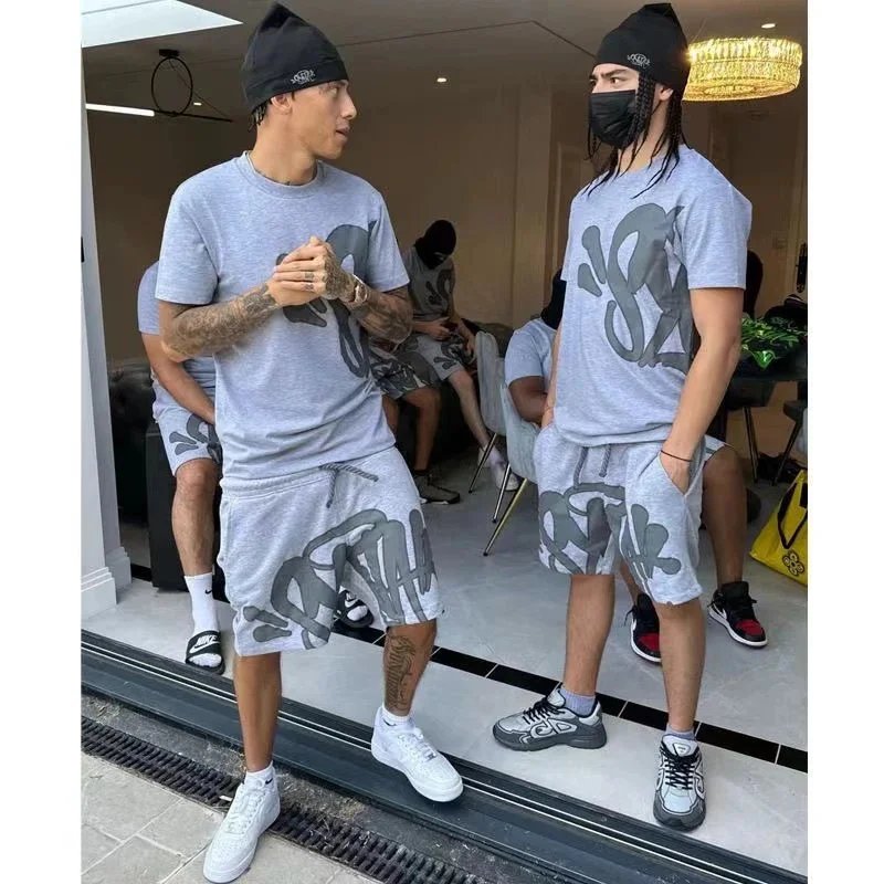 17 Gray Short-Sleeve Set